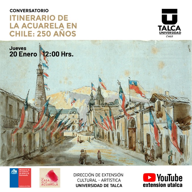 Conversatorio Itenerario de la Acuarela en Chile: 250 Años