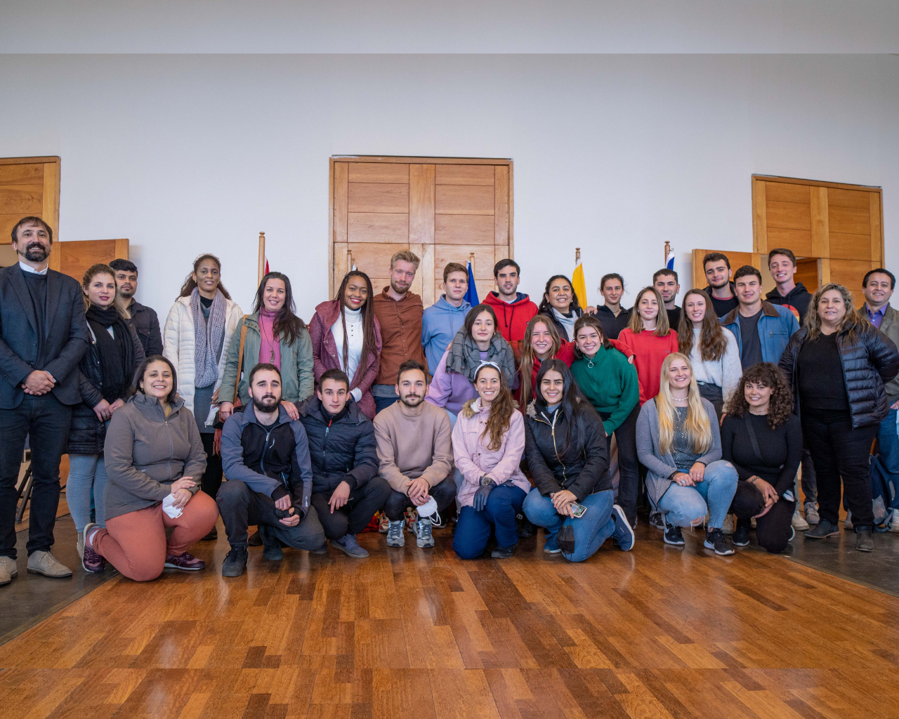 Bienvenida a estudiantes extranjeros en la Universidad de Talca