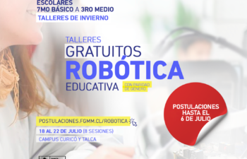 Talleres gratuitos de robótica educativa