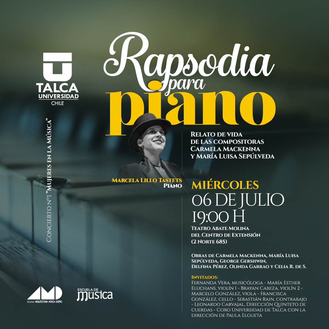 Concierto n°1 Mujeres en la música: Rapsodia para piano