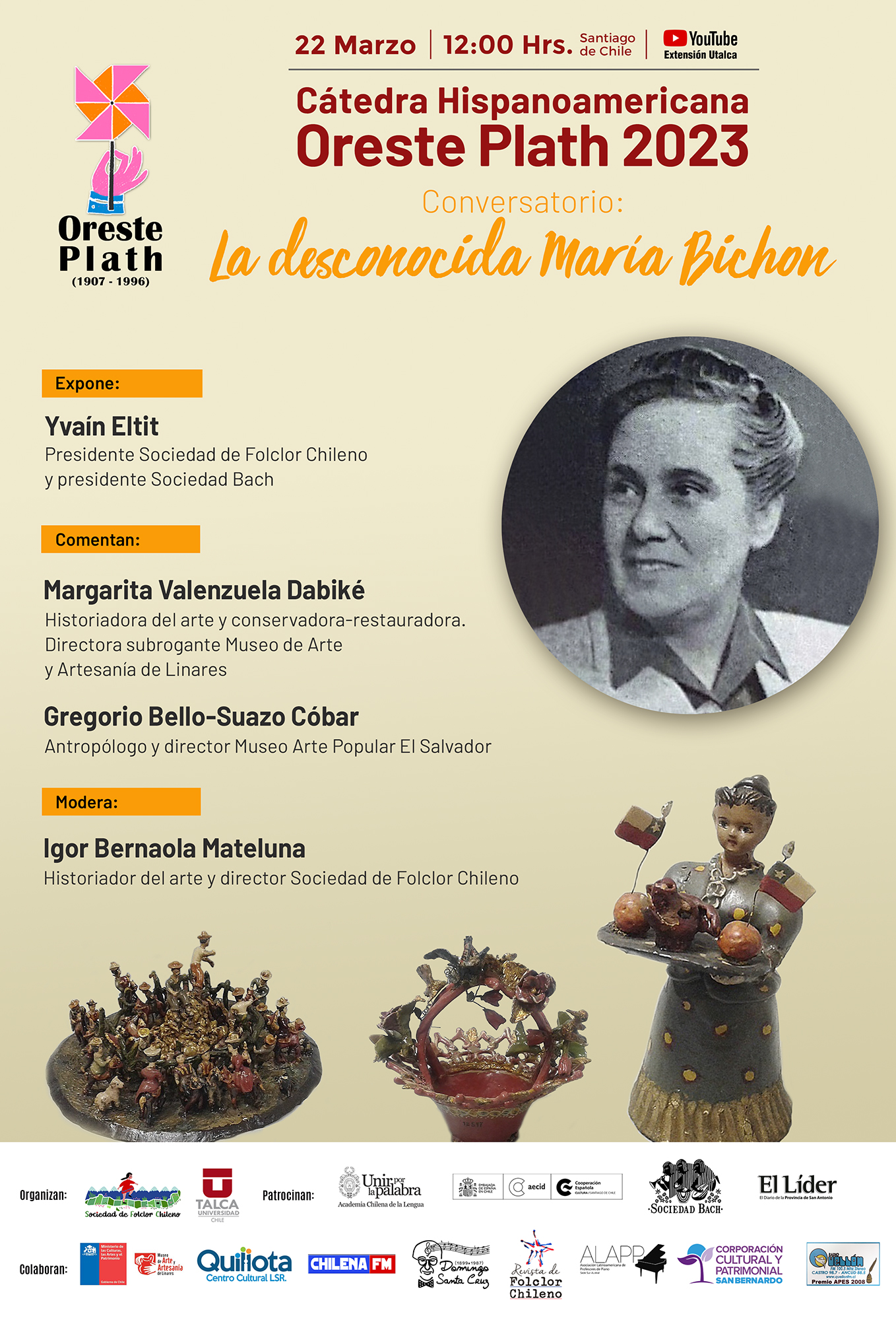 Conversatorio: "La desconocida María Bichon"