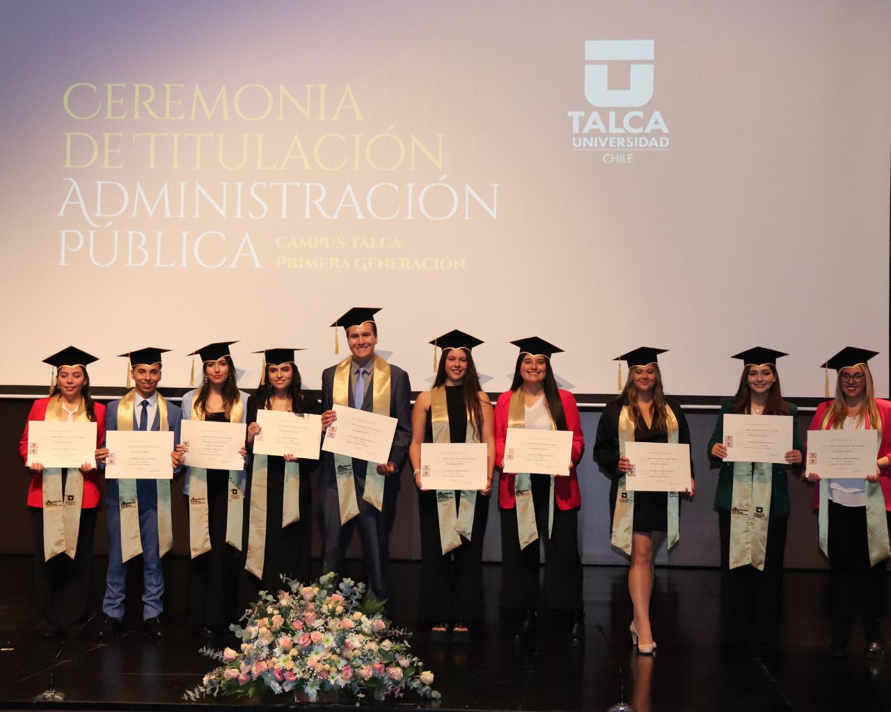 Administración Pública del Campus Talca tituló a primera generación de egresad@s
