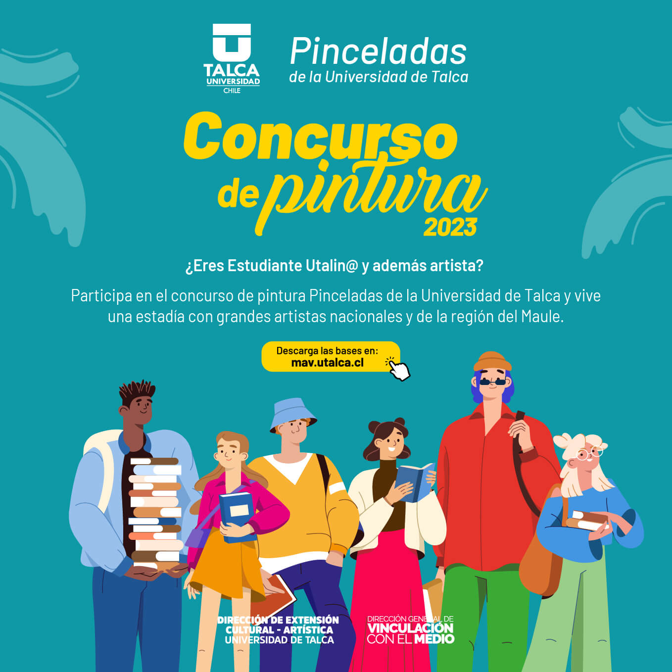 Concurso de pintura Pinceladas de la Universidad de Talca