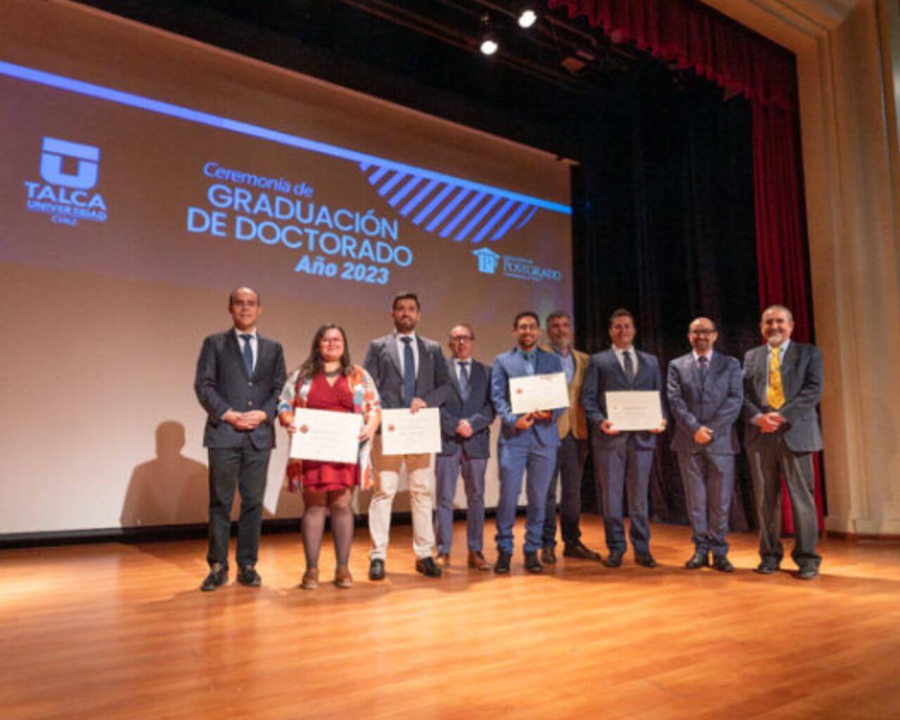 UTalca graduó nueva generación de doctores y doctoras