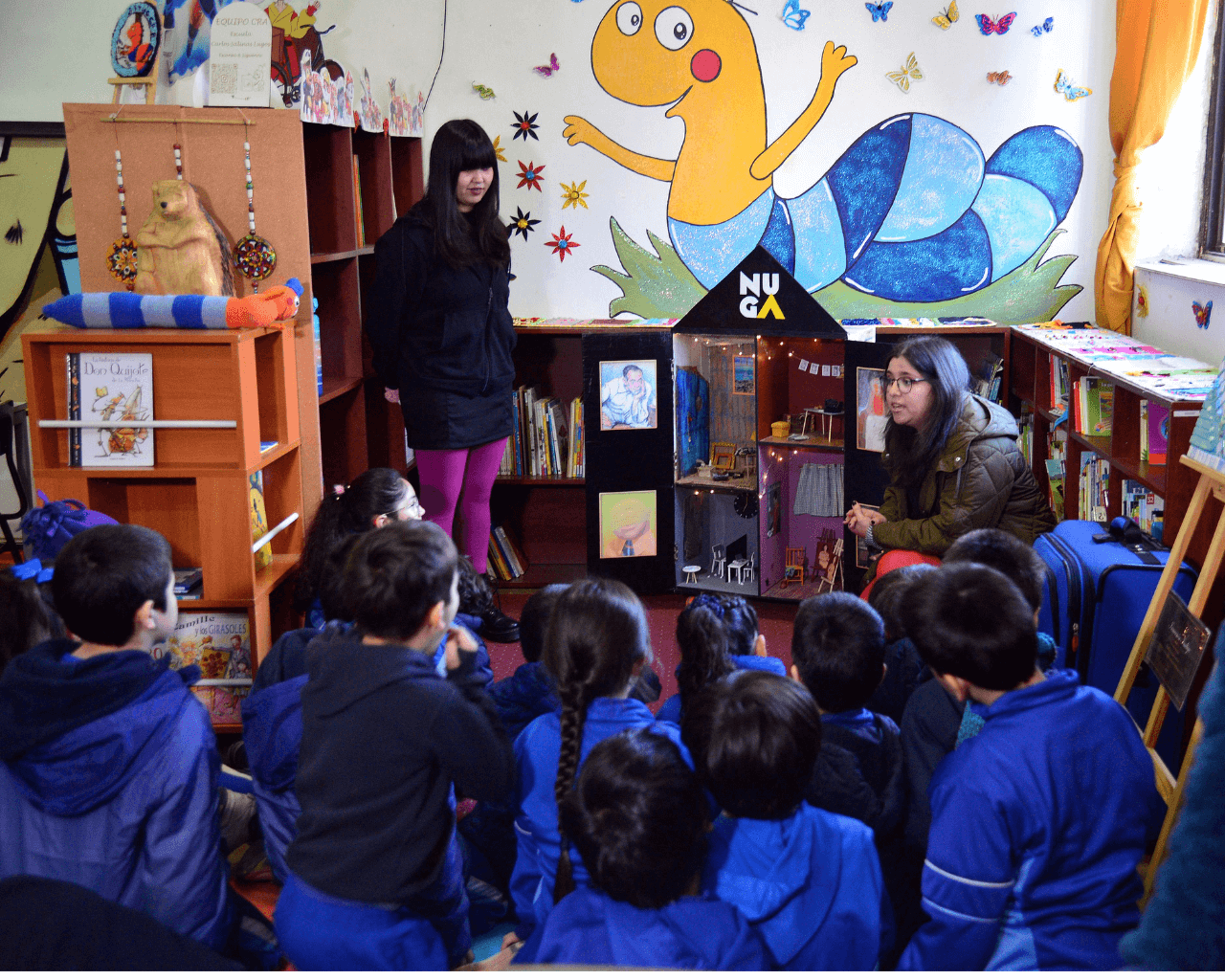 “Casita NUGA” inició recorrido en colegios de la región del Maule