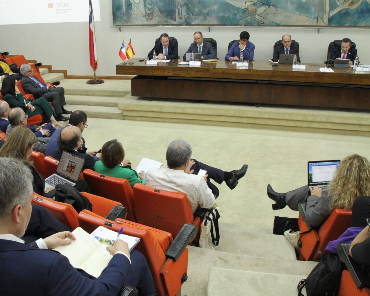 UTalca participó en el primer encuentro entre universidades de Chile y España