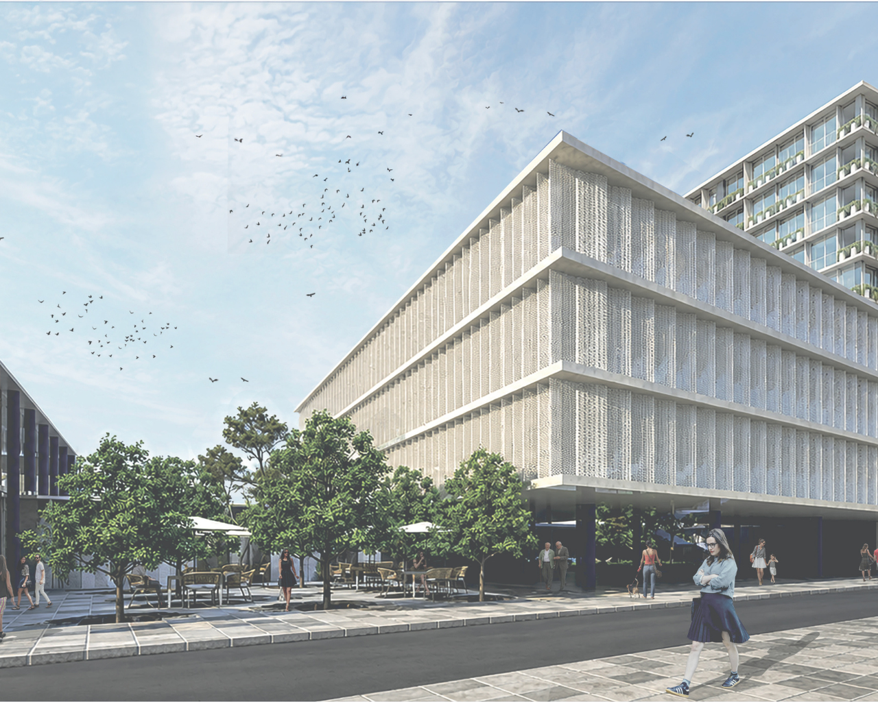 Architecture students design proposals to reclaim spaces of the former Jarman Factory