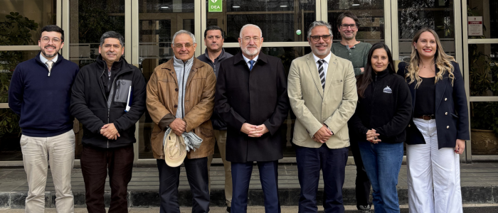 Encuentro de trabajo y visita a la Facultad de Ciencias Agrarias