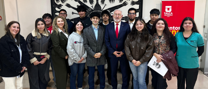 Federación de Estudiantes de la Universidad de Talca y autoridades fortalecen iniciativas conjuntas